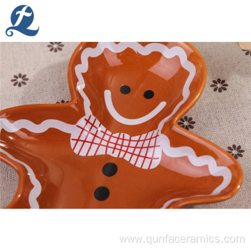 Wholesale Custom Human Form Small Dessert Ceramic Plate